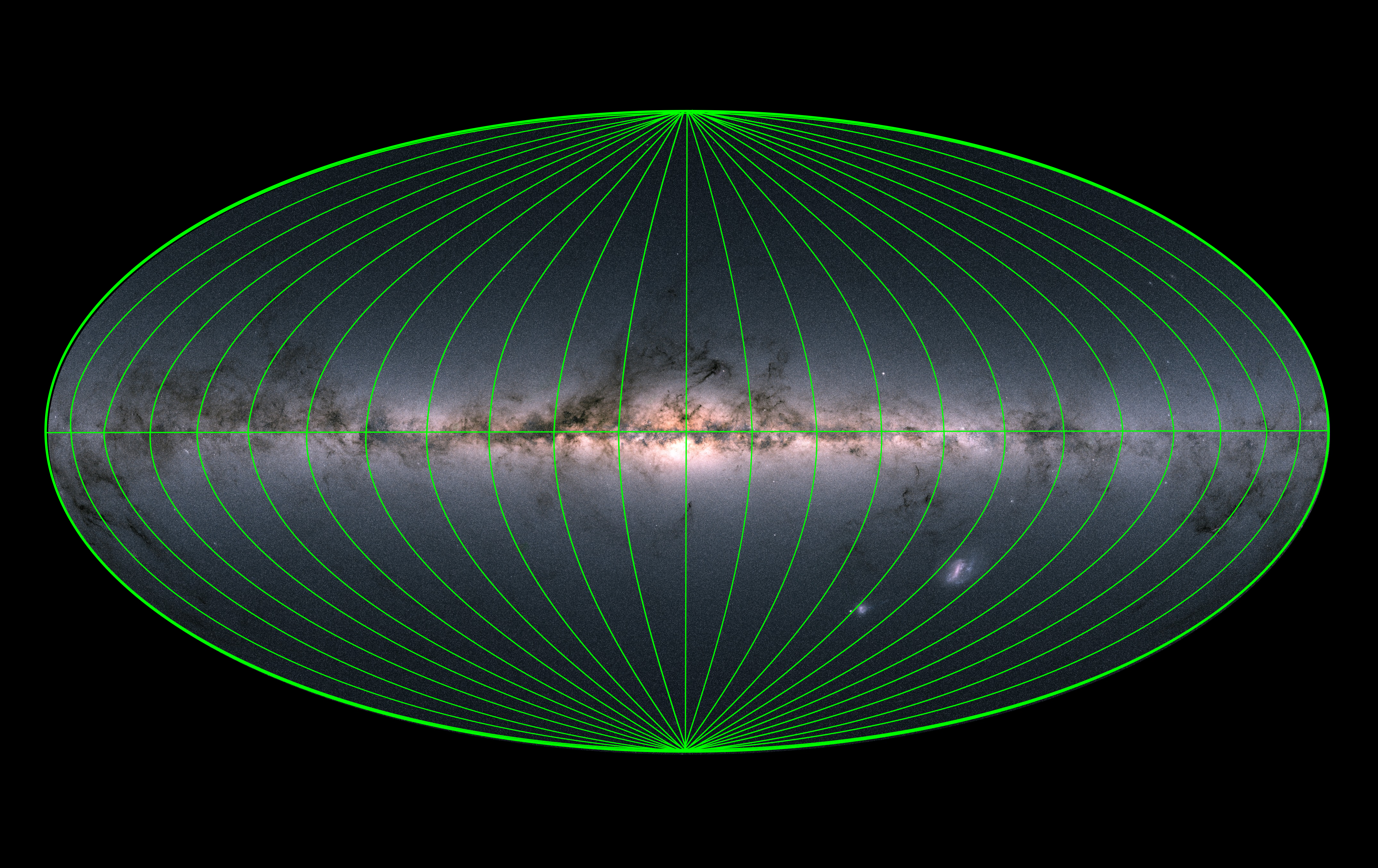 Image credit (for Milky Way underlay): ESA/Gaia/DPAC