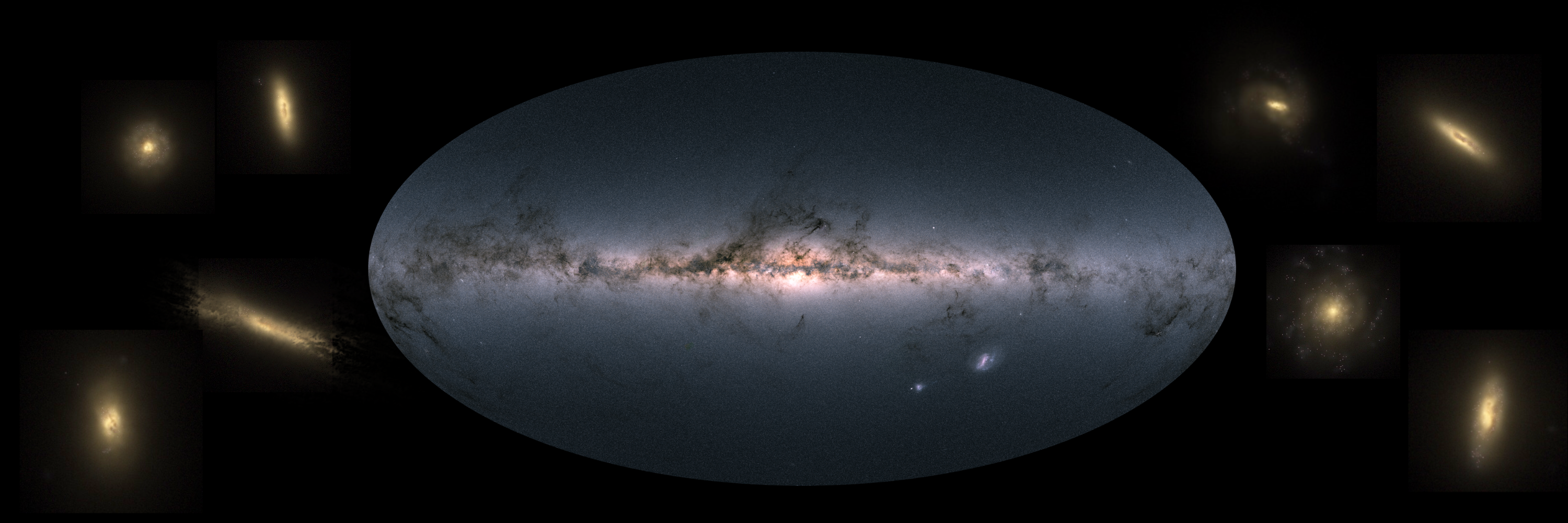 Image credit: ESA/Gaia/DPAC (for Milky Way image), Ted Mackereth